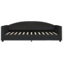Sofa bed with black fabric mattress 100x200 cm by vidaXL, Beds and slatted bases - Ref: Foro24-3197177, Price: 341,70 €, Disc...