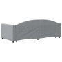 Ausziehbares Schlafsofa aus hellgrauem Stoff, 90 x 190 cm von vidaXL, Betten und Lattenroste - Ref: Foro24-3197198, Preis: 24...