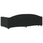 Ausziehbares Schlafsofa aus schwarzem Stoff, 100 x 200 cm von vidaXL, Betten und Lattenroste - Ref: Foro24-3197195, Preis: 26...