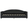 Sofá cama nido tela negro 100x200 cm de vidaXL, Camas y somieres - Ref: Foro24-3197195, Precio: 267,28 €