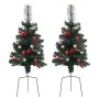 Árboles de Navidad artificiales de camino 2 uds PVC 76 cm de vidaXL, Arboles de navidad - Ref: Foro24-340524, Precio: 17,76 €...