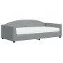 Sofa bed with light gray fabric mattress 100x200 cm by vidaXL, Beds and slatted bases - Ref: Foro24-3197175, Price: 369,86 €,...