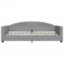 Sofa bed with light gray fabric mattress 100x200 cm by vidaXL, Beds and slatted bases - Ref: Foro24-3197175, Price: 369,86 €,...