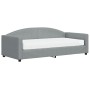 Sofa bed with light gray fabric mattress 90x190 cm by vidaXL, Beds and slatted bases - Ref: Foro24-3197180, Price: 302,38 €, ...