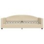 Sofá cama con colchón tela crema 100x200 cm de vidaXL, Camas y somieres - Ref: Foro24-3197179, Precio: 345,47 €, Descuento: %