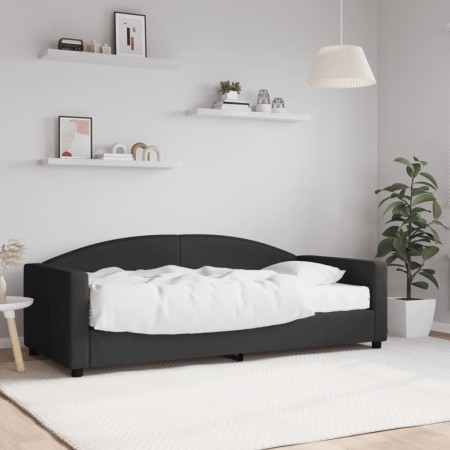 Schlafsofa mit schwarzer Stoffmatratze 90x190 cm von vidaXL, Betten und Lattenroste - Ref: Foro24-3197182, Preis: 308,78 €, R...