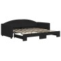 Sofá cama nido tela negro 90x190 cm de vidaXL, Camas y somieres - Ref: Foro24-3197200, Precio: 247,70 €, Descuento: %