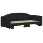 Sofá cama nido tela negro 90x190 cm de vidaXL, Camas y somieres - Ref: Foro24-3197200, Precio: 244,01 €, Descuento: %