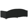Sofá cama nido tela negro 90x190 cm de vidaXL, Camas y somieres - Ref: Foro24-3197200, Precio: 247,70 €, Descuento: %