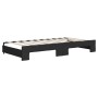 Sofá cama nido tela negro 90x190 cm de vidaXL, Camas y somieres - Ref: Foro24-3197200, Precio: 247,70 €, Descuento: %
