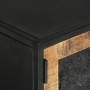 Mueble de TV madera maciza de mango y hierro 110x30x40 cm von vidaXL, TV-Möbel - Ref: Foro24-353889, Preis: 237,28 €, Rabatt: %