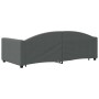 Trundle sofa bed with drawers dark gray fabric 90x190 cm by vidaXL, Beds and slatted bases - Ref: Foro24-3197235, Price: 289,...