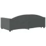 Trundle sofa bed with drawers dark gray fabric 90x190 cm by vidaXL, Beds and slatted bases - Ref: Foro24-3197235, Price: 284,...