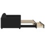Sofá cama nido con cajones tela negro 90x190 cm de vidaXL, Camas y somieres - Ref: Foro24-3197236, Precio: 288,38 €