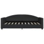 Sofá cama nido con cajones tela negro 90x190 cm de vidaXL, Camas y somieres - Ref: Foro24-3197236, Precio: 288,38 €