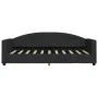 Trundle sofa bed with drawers black fabric 90x190 cm by vidaXL, Beds and slatted bases - Ref: Foro24-3197236, Price: 284,64 €...