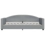 Sofá cama nido con cajones tela gris claro 90x190 cm de vidaXL, Camas y somieres - Ref: Foro24-3197234, Precio: 289,48 €