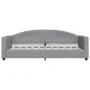 Trundle sofa bed with drawers light gray fabric 90x190 cm by vidaXL, Beds and slatted bases - Ref: Foro24-3197234, Price: 278...