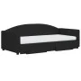Sofá cama nido con cajones tela negro 90x190 cm de vidaXL, Camas y somieres - Ref: Foro24-3197254, Precio: 442,40 €, Descuent...