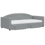 Trundle sofa bed with drawers light gray fabric 90x190 cm by vidaXL, Beds and slatted bases - Ref: Foro24-3197252, Price: 430...