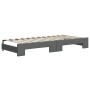 Sofá cama nido con colchón tela gris oscuro 100x200 cm de vidaXL, Camas y somieres - Ref: Foro24-3197212, Precio: 429,88 €, D...
