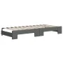 Trundle sofa bed with dark gray fabric mattress 100x200 cm by vidaXL, Beds and slatted bases - Ref: Foro24-3197212, Price: 42...