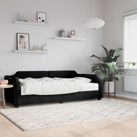 Schlafsofa mit schwarzer Stoffmatratze 90x190 cm von vidaXL, Betten und Lattenroste - Ref: Foro24-3197628, Preis: 311,65 €, R...