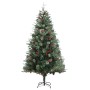 Weihnachtsbaum und Tannenzapfen aus grünem PVC und PE 195 cm von vidaXL, Weihnachtsbäume - Ref: Foro24-340527, Preis: 87,50 €...