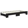 Trundle sofa bed with drawers black fabric 80x200 cm by vidaXL, Beds and slatted bases - Ref: Foro24-3197477, Price: 452,67 €...