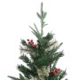 Árbol de Navidad y piñas verde PVC y PE 195 cm de vidaXL, Arboles de navidad - Ref: Foro24-340527, Precio: 87,50 €, Descuento: %