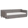 Trundle sofa bed with drawers taupe gray fabric 80x200 cm by vidaXL, Beds and slatted bases - Ref: Foro24-3197478, Price: 455...
