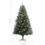Christmas tree and pine cones green PVC and PE 195 cm by vidaXL, Christmas trees - Ref: Foro24-340527, Price: 87,50 €, Discou...