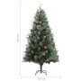 Árbol de Navidad y piñas verde PVC y PE 195 cm de vidaXL, Arboles de navidad - Ref: Foro24-340527, Precio: 87,50 €, Descuento: %