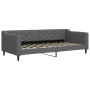 Sofá cama nido con cajones tela gris oscuro 90x200 cm de vidaXL, Camas y somieres - Ref: Foro24-3197481, Precio: 484,42 €, De...