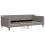 Trundle sofa bed with drawers taupe gray fabric 90x200 cm by vidaXL, Beds and slatted bases - Ref: Foro24-3197483, Price: 480...