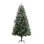 Christmas tree and pine cones green PVC and PE 225 cm by vidaXL, Christmas trees - Ref: Foro24-340528, Price: 113,47 €, Disco...