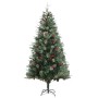 Weihnachtsbaum und Tannenzapfen aus grünem PVC und PE 225 cm von vidaXL, Weihnachtsbäume - Ref: Foro24-340528, Preis: 113,47 ...