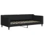 Trundle sofa bed with drawers black fabric 90x200 cm by vidaXL, Beds and slatted bases - Ref: Foro24-3197482, Price: 479,18 €...