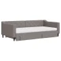 Trundle sofa bed with drawers taupe gray fabric 100x200 cm by vidaXL, Beds and slatted bases - Ref: Foro24-3197488, Price: 47...