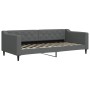 Trundle sofa bed with drawers dark gray fabric 90x200 cm by vidaXL, Beds and slatted bases - Ref: Foro24-3197463, Price: 295,...