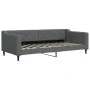 Trundle sofa bed with drawers dark gray fabric 90x200 cm by vidaXL, Beds and slatted bases - Ref: Foro24-3197463, Price: 295,...