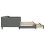 Trundle sofa bed with drawers dark gray fabric 90x200 cm by vidaXL, Beds and slatted bases - Ref: Foro24-3197463, Price: 295,...