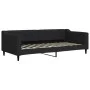 Trundle sofa bed with drawers black fabric 90x200 cm by vidaXL, Beds and slatted bases - Ref: Foro24-3197464, Price: 289,59 €...