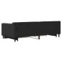 Trundle sofa bed with drawers black fabric 90x200 cm by vidaXL, Beds and slatted bases - Ref: Foro24-3197464, Price: 289,59 €...