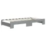Trundle sofa bed with drawers light gray fabric 90x190 cm by vidaXL, Beds and slatted bases - Ref: Foro24-3197490, Price: 441...