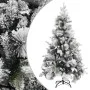 Christmas tree with flocked snow and pine cones PVC and PE 195 cm by vidaXL, Christmas trees - Ref: Foro24-340531, Price: 227...