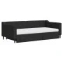Ausziehbares Schlafsofa mit Schubladen, schwarzer Stoff, 90 x 190 cm von vidaXL, Betten und Lattenroste - Ref: Foro24-3197492...