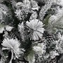 Weihnachtsbaum mit beflocktem Schnee und Tannenzapfen aus PVC und PE 195 cm von vidaXL, Weihnachtsbäume - Ref: Foro24-340531,...