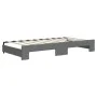 Trundle sofa bed with drawers dark gray fabric 90x190 cm by vidaXL, Beds and slatted bases - Ref: Foro24-3197491, Price: 448,...