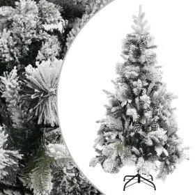 Christmas tree with flocked snow and pine cones PVC and PE 225 cm by vidaXL, Christmas trees - Ref: Foro24-340532, Price: 189...